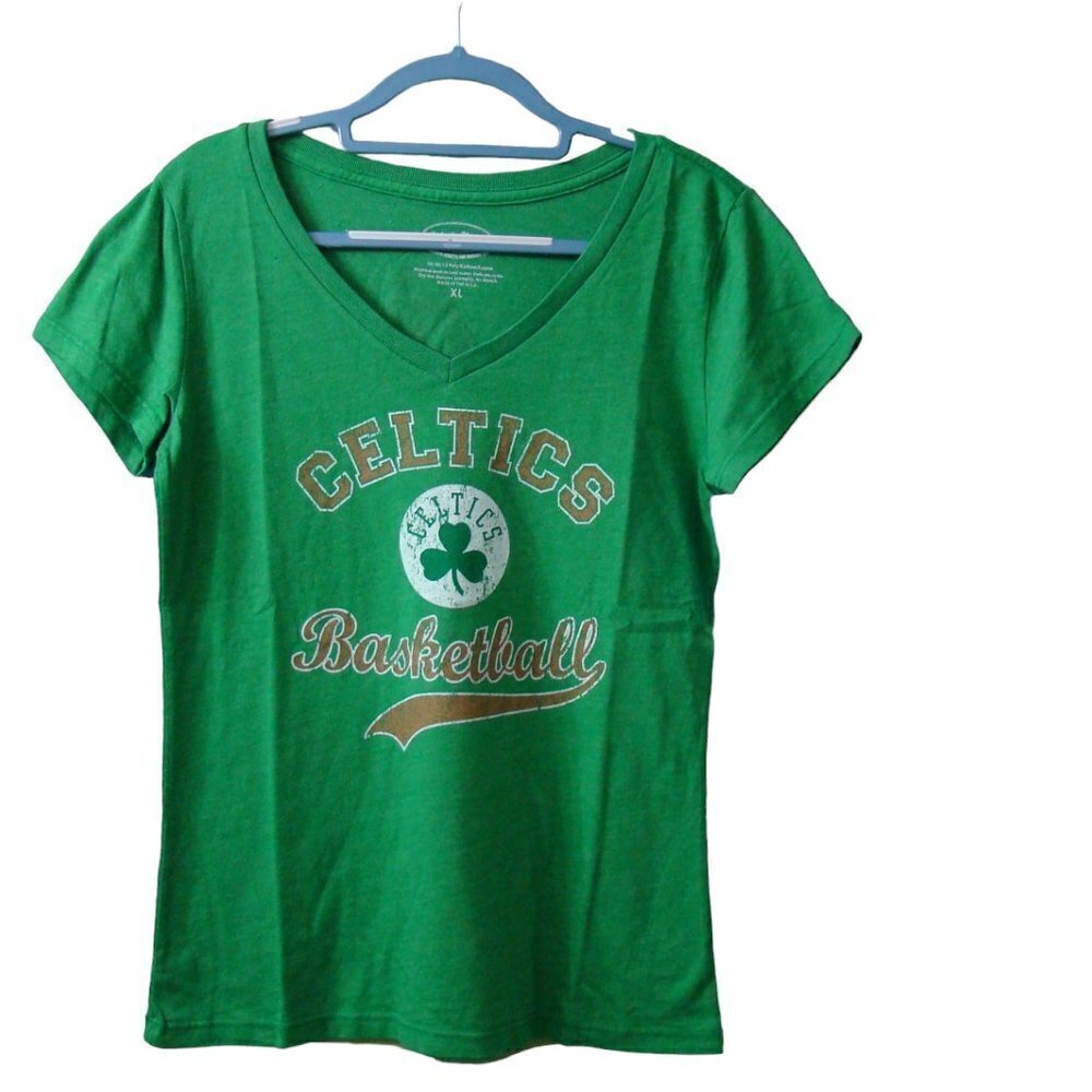 Majestic Threads #4 Isaiah Thomas Celtics Basketball Short Sleeve V-Neck Tee